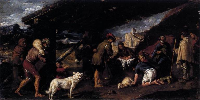 Joan Ribalta 'Adoración de pastores'. Museo de Bellas Artes de Bilbao