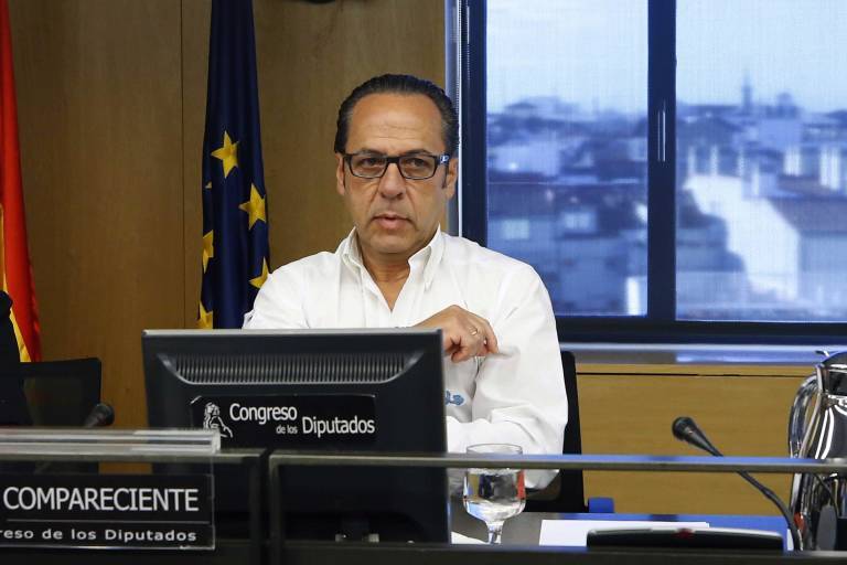 Álvaro Pérez, cuando compareció en el Congreso el pasado 20 de febrero. Foto: EFE/Javier Lizón