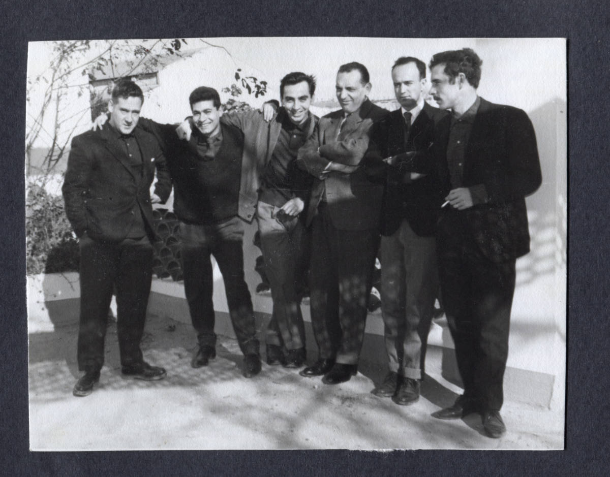 Grup Parpalló: Labra, Monjalés, Alfaro,  Aguilera Cerni, Sempere i Balaguer. 1961.