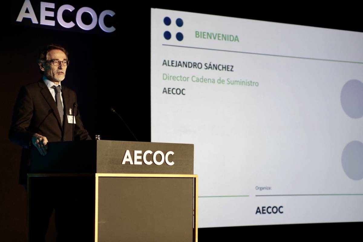 el director de cadena de suministro de AECOC, Alejandro Sánchez