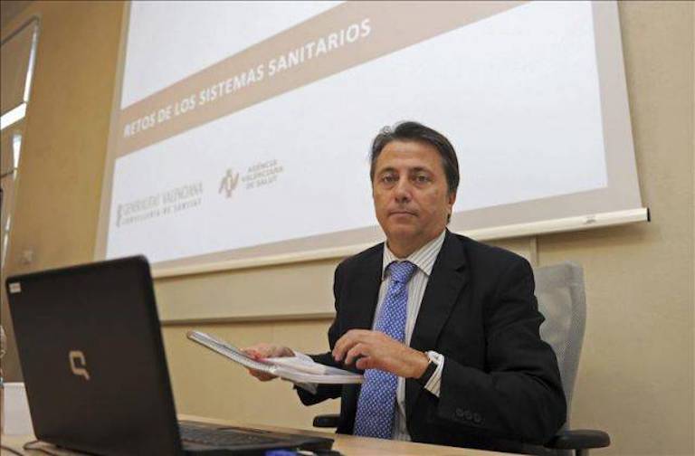 Manuel Cervera, conseller de Sanidad en 2008. VP
