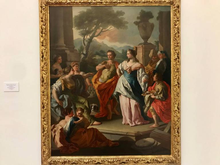 Francesco de Mura (1696-1782) “Aquiles con las hijas de Licomedes”