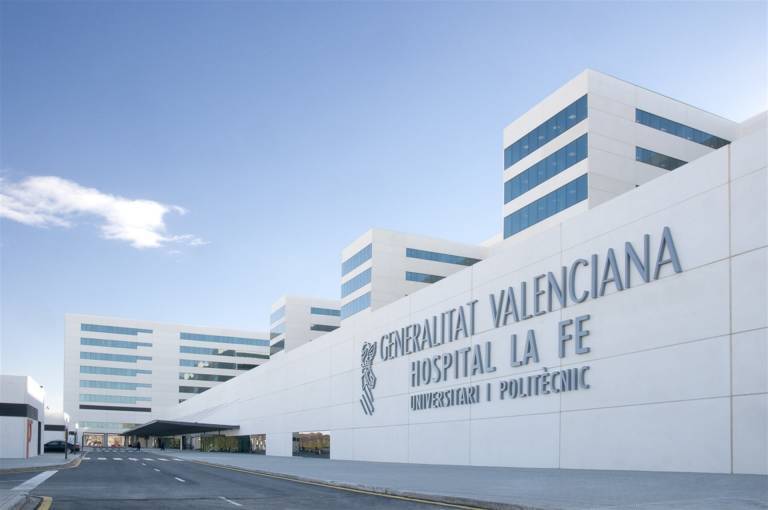 Hospital La Fe, donde está ingresado Zaplana.