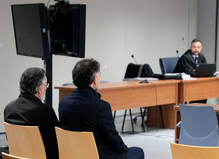 Alfonso Grau y Urbano Catalán, en el juicio. Foto: EFE/ K. F.