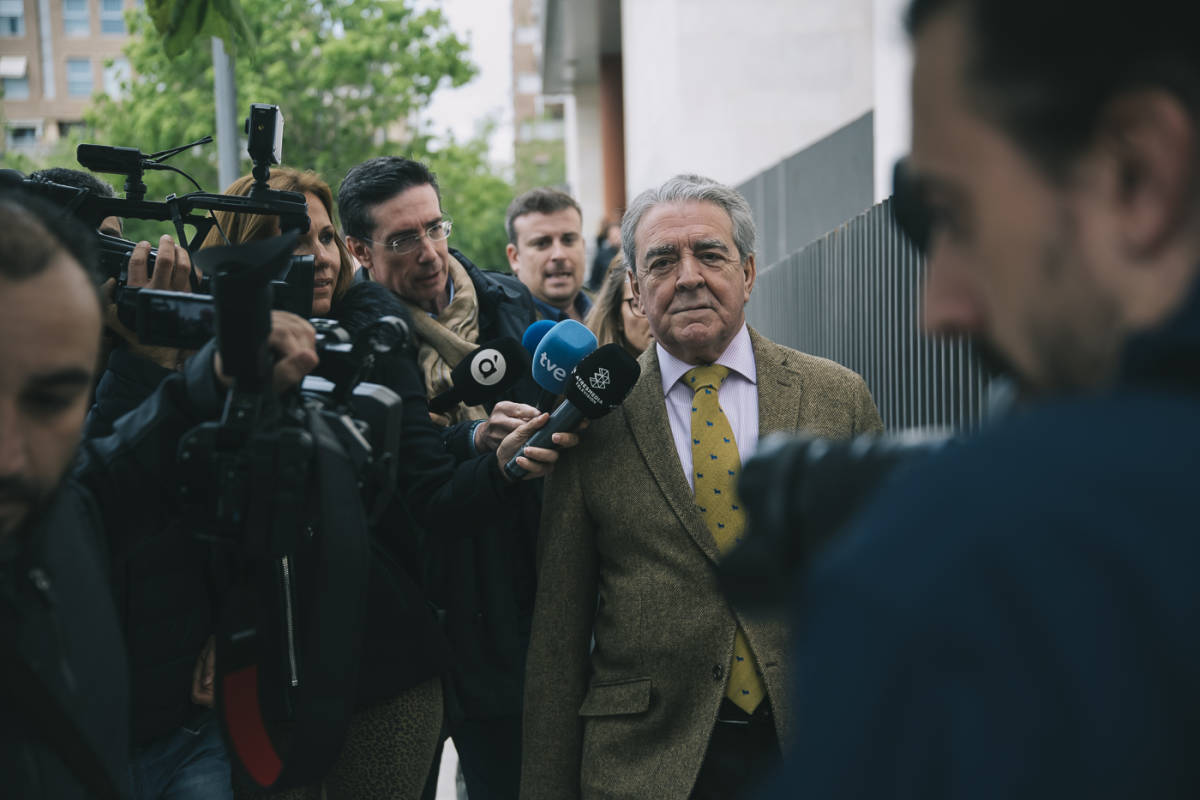 José María Corbín, en una visita al juzgado. Foto: KIKE TABERNER