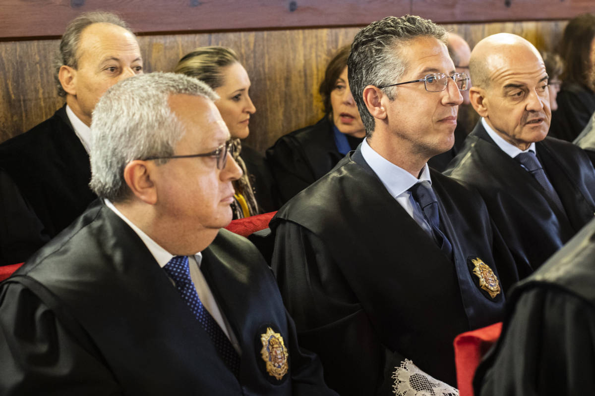 Los fiscales Anticorrupción Jesús Carrasco, Vicente Torres -hoy magistrado- y Pablo Ponce. Foto: EVA MÁÑEZ