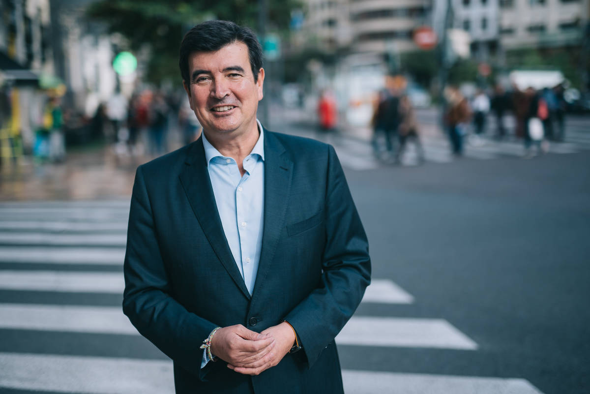 El candidato de Ciudadanos, Fernando Giner. Foto: KIKE TABERNER