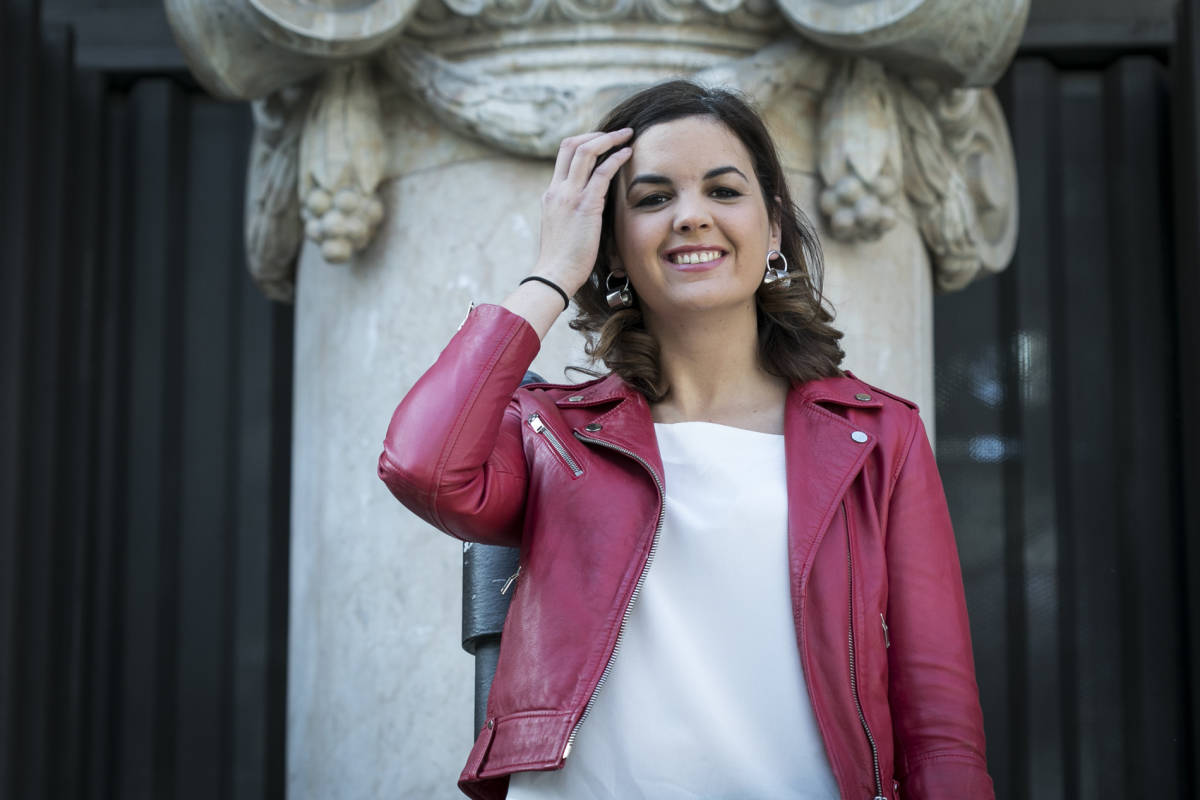 La candidata socialista, Sandra Gómez. Foto: EVA MÁÑEZ