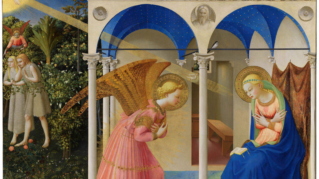 Anunciación de Fra Angelico tras la reciente restauración