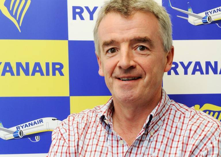 Michael O'Leary, presidente de la aerolínea de bajo coste Ryanair