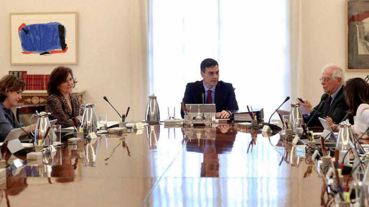 Consejo de Ministros presidido por Pedro Sánchez. Foto: EFE