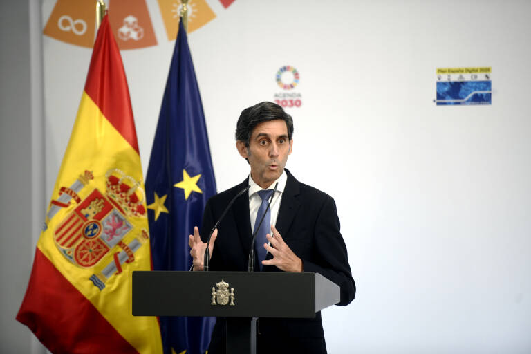 El presidente ejecutivo de Telefónica, José María Álvarez-Pallete. Foto: Óscar Cañas / Europa Press