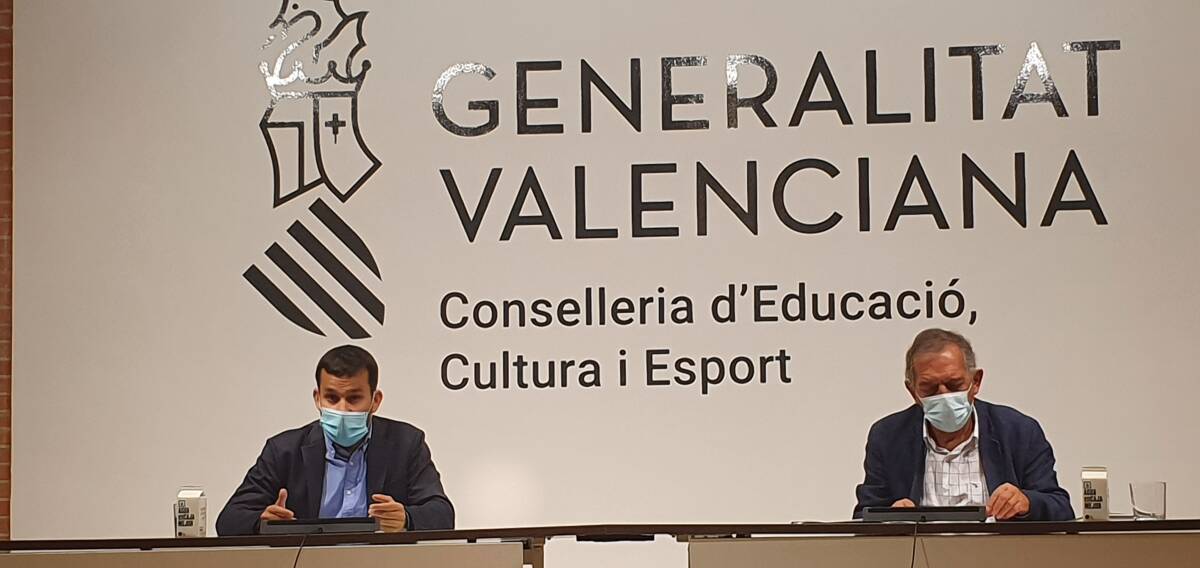 Marzà y Soler en la rueda de prensa. Foto: GVA