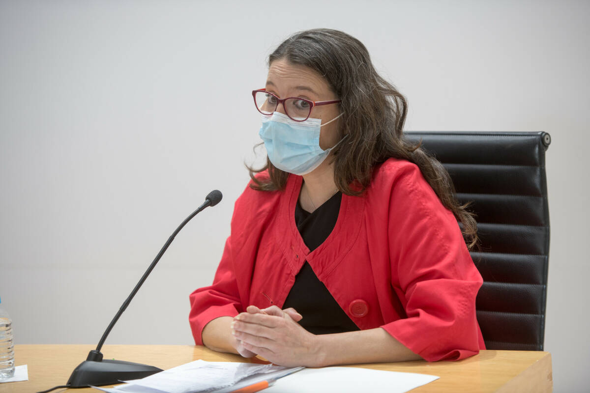 La consellera de Igualdad, Mónica Oltra. Foto: RAFA MOLINA