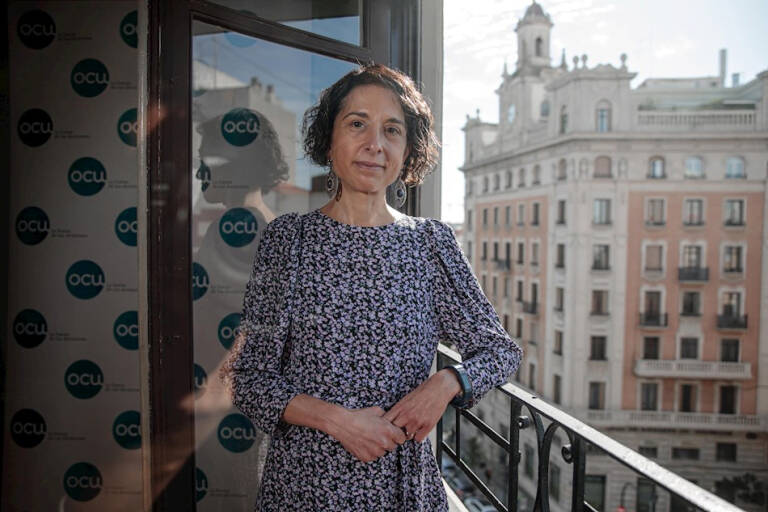 La delegada de la OCU en Valencia, Silvia Huerta. Foto: EFE/BIEL ALIÑO