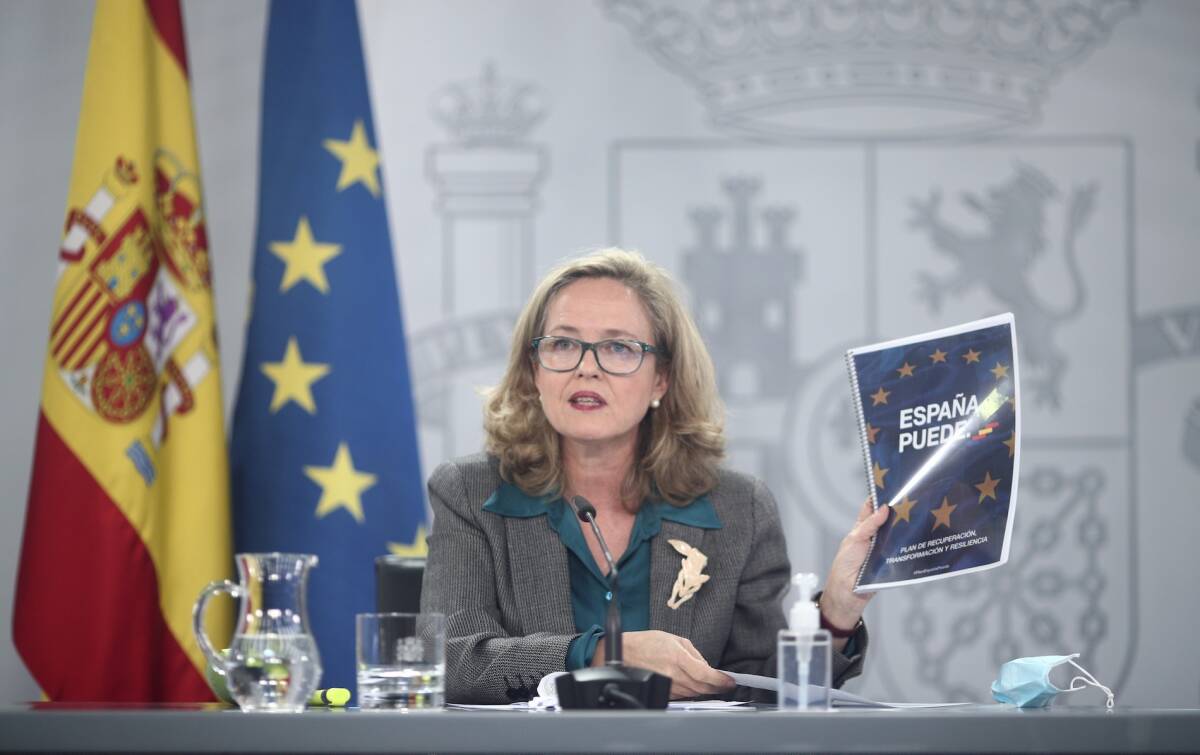 La ministra de Economía, Nadia Calviño. Foto: E. PARRA/EP/POOL