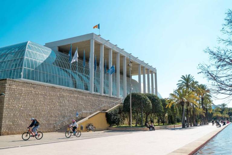 Fachada del Palau de la Música de València