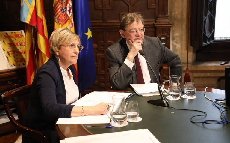 Barceló y el presidente de la Generalitat, Ximo Puig. Foto: GVA