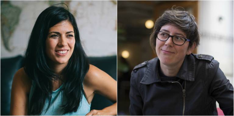 Naiara Davó y Pilar Lima, dos aspirantes a liderar Podem. Foto: VP