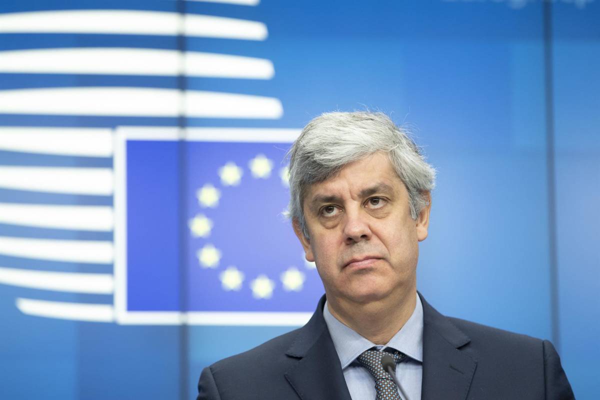 Mário Centeno, presidente del Eurogrupo y ministro de Finanzas de Portugal