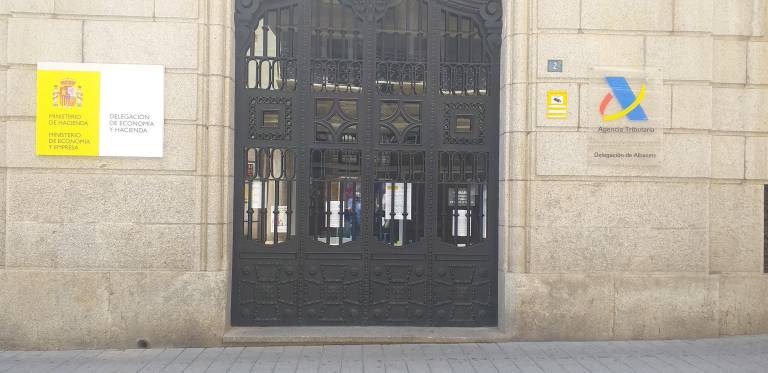La delegación provincial de la Agencia Tributaria continúa cerrada en Albacete. 