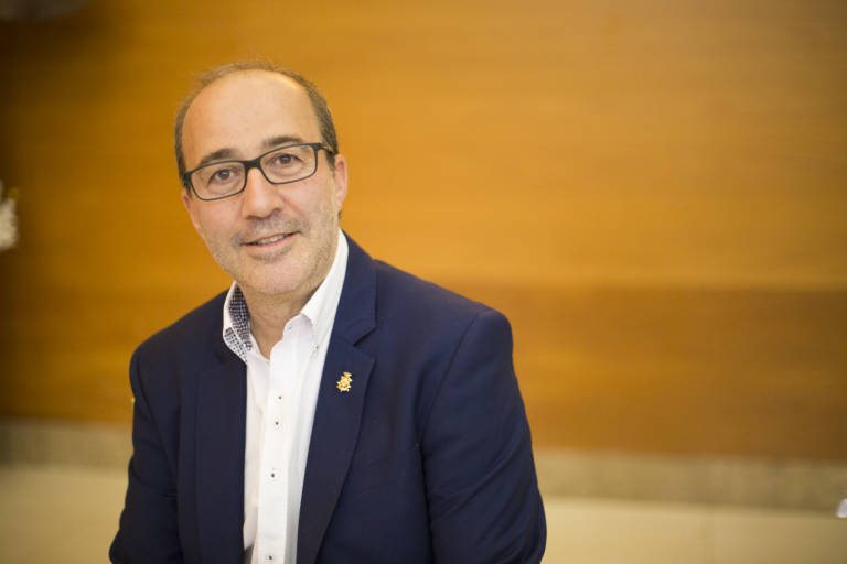 Diego Gómez, alcalde de Alzira. Foto: ESTRELLA JOVER