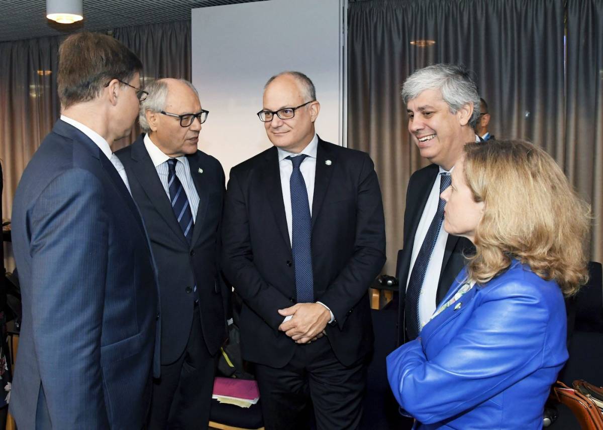 Ministros europeos de finanzas, en una imagen de archivo. Foto: EP