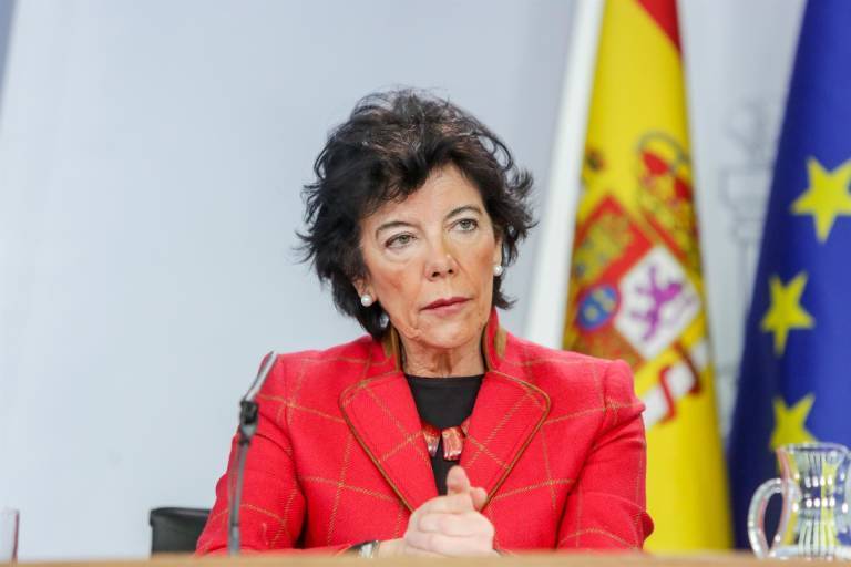 La ministra Isabel Celaá. Foto: MONCLOA