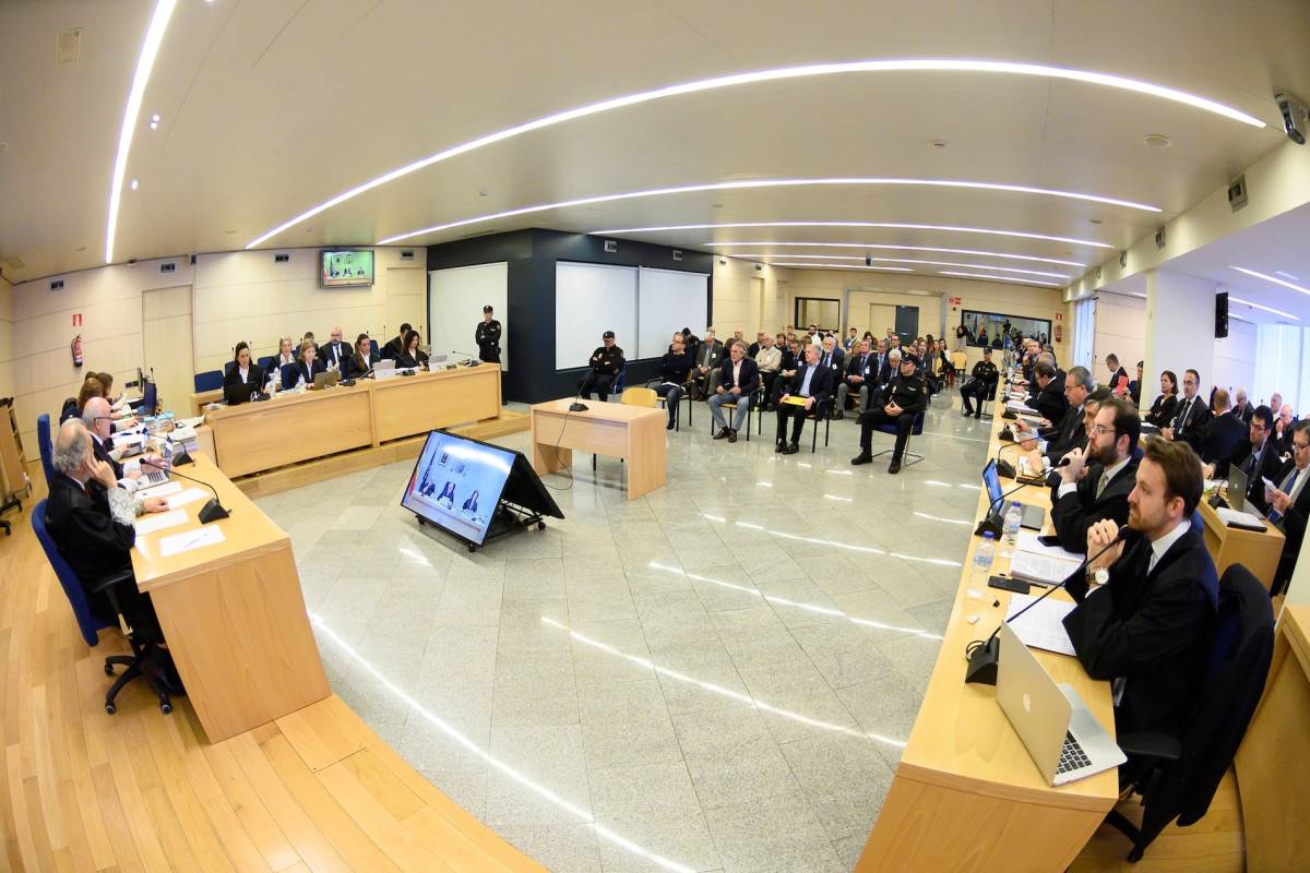 La Sala, al inicio del juicio. Foto: POOL