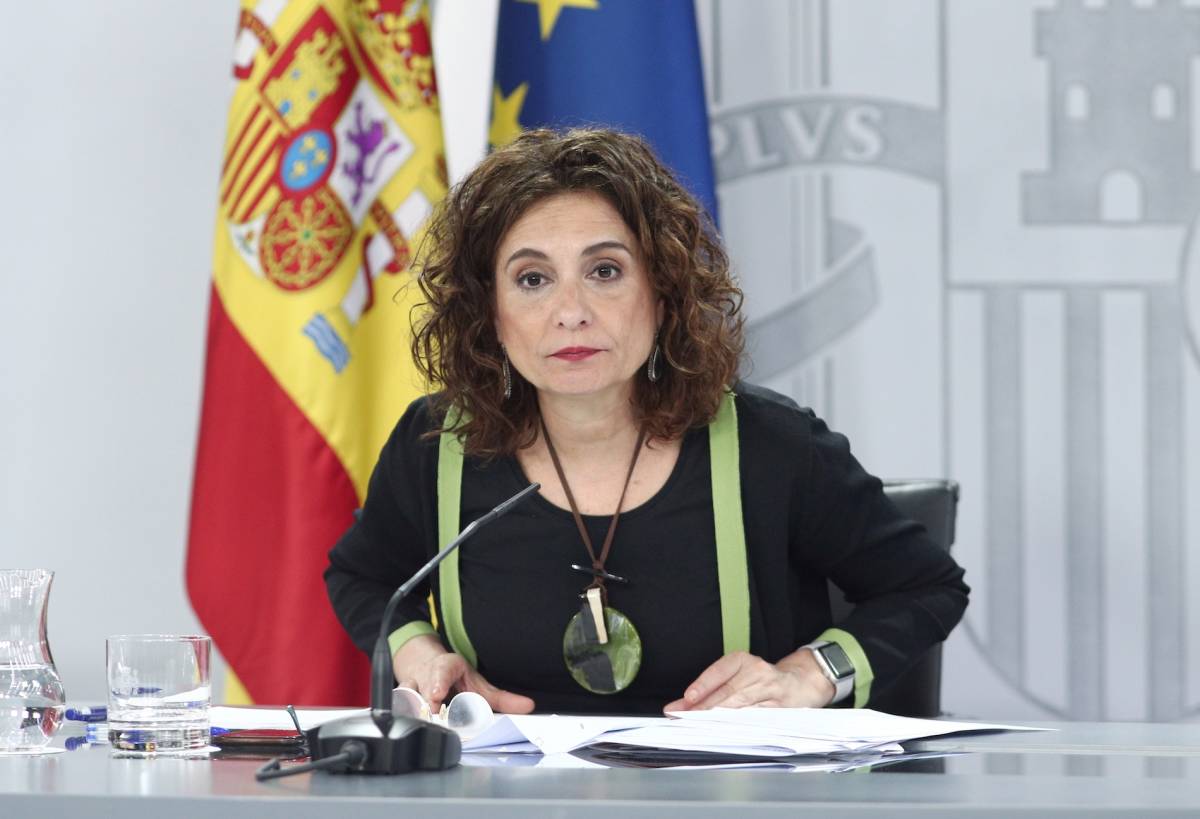 La ministra de Hacienda, María Jesús Montero, este martes. Foto: POOL