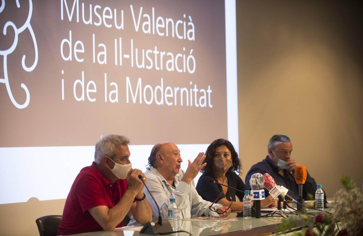 Presentación de '50 aniversari: València, seda i foc'