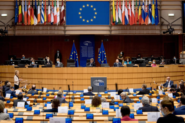Sesión plenaria del Parlamento Europeo en julio. Foto: Etienne Ansotte /European Commiss / DPA