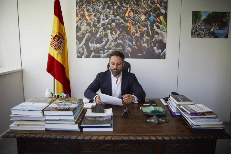 El presidente de Vox, Santiago Abascal. Foto: Jesús Hellín / Europa Press