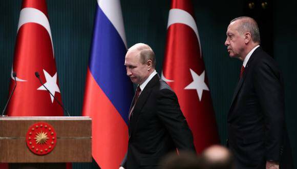 Putin y Erdogan. Foto: EFE