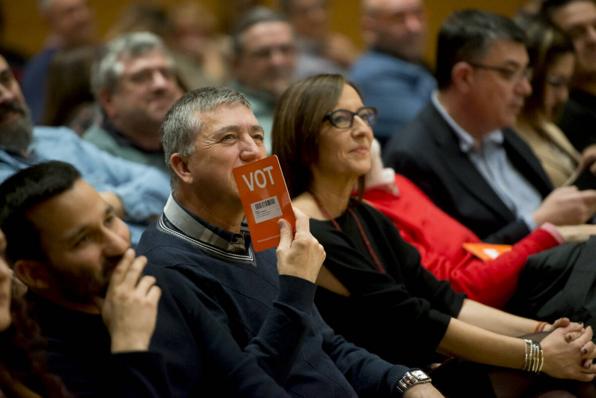 Los representantes de Més Compromís Vicent Marzà, Rafael Climent, Maria Josep Amigó y Enric Morera. Foto: KIKE TABERNER 