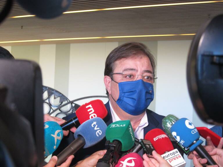El presidente de la Junta, Guillermo Fernández Vara. Foto: EUROPA PRESS