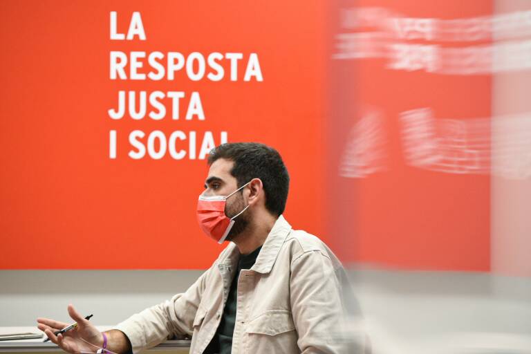El nuevo líder de Juventudes Socialistas de España (JSE), Víctor Camino. Foto: JORGE GIL/EP