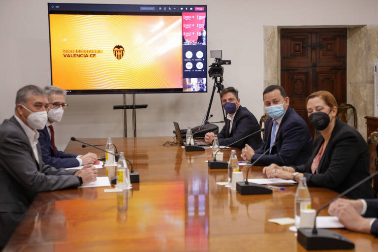 Segunda reunión entre la Generalitat y el Valencia Foto GVA