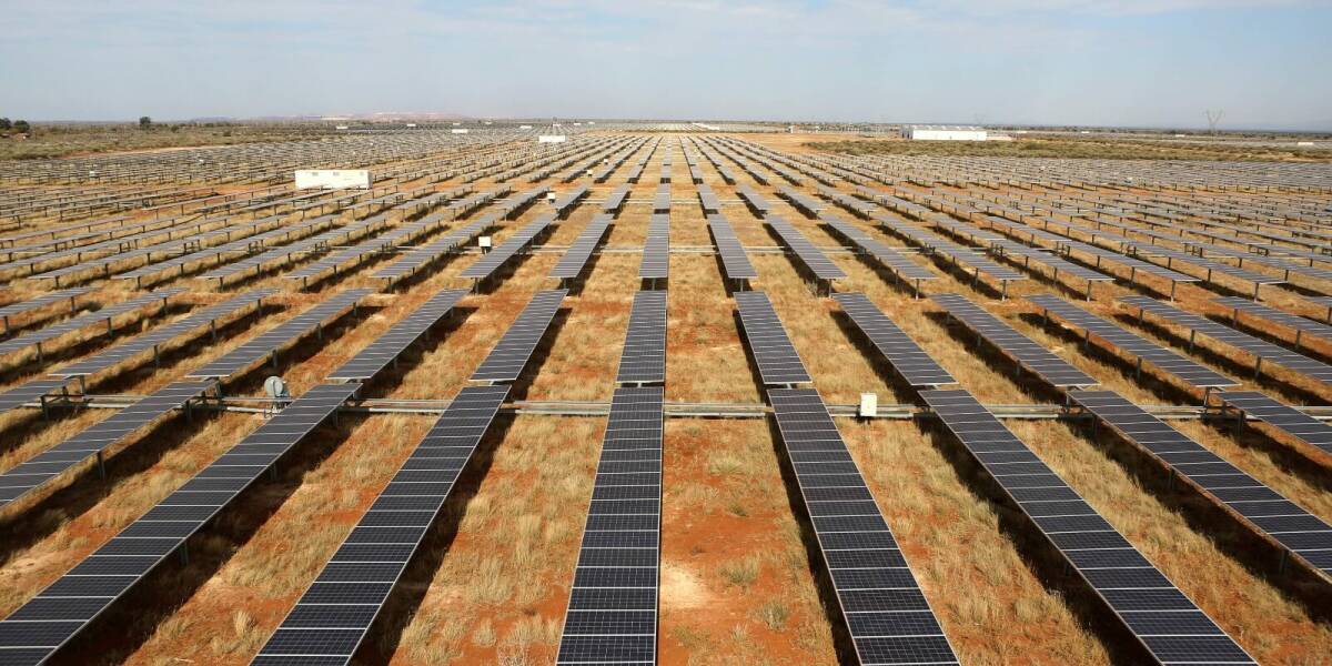 Un parque fotovoltaico de Acciona en Australia. Foto: ACCIONA