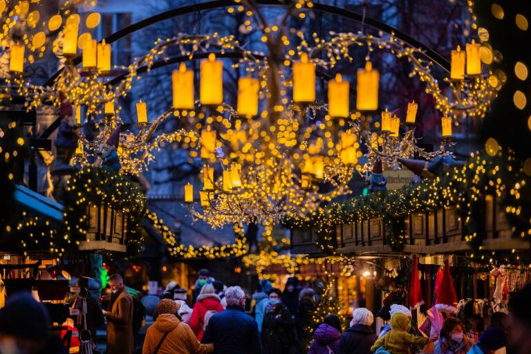 Mercado de Navidad en Alemania. Foto: EP
