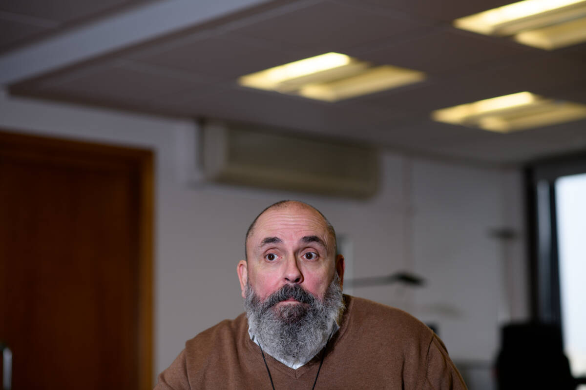 Enric Nomdedéu en su despacho. Foto: KIKE TABERNER