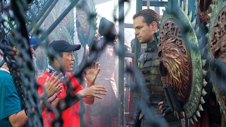 Zhang Yimou dirige a Matt Damon en 'La Gran Muralla'.