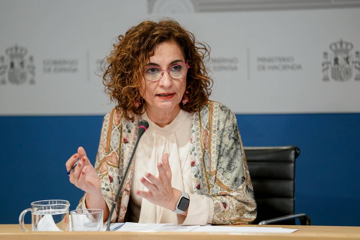 La ministra María Jesús Montero. Foto: A. PÉREZ MECA/EP