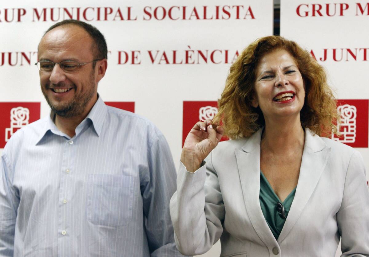 Rubio y Alborch a las puertas de la campaña municipal en 2007. Foto: EFE/J.C. Cárdenas