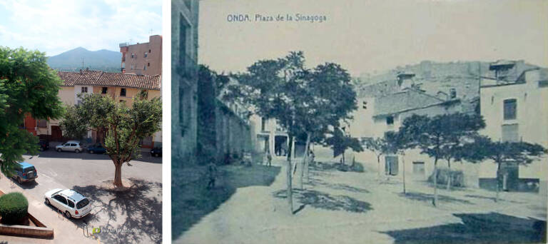 Amb el pas del temps, la plaça es va deshumanitzar. Foto: Arxiu Municipal d’Onda