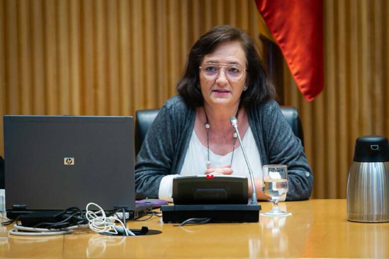 La presidenta de la AIReF, Cristina Herrero. Foto: CONGRESO/ARCHIVO