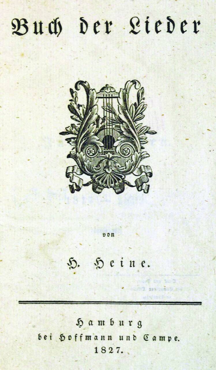 «Llibre de les cançons» de Heine (1827).