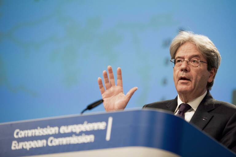El comisario de Economía, Paolo Gentiloni. Foto: JENNIFER JACQUERMART/EUROPEAN COM/DPA