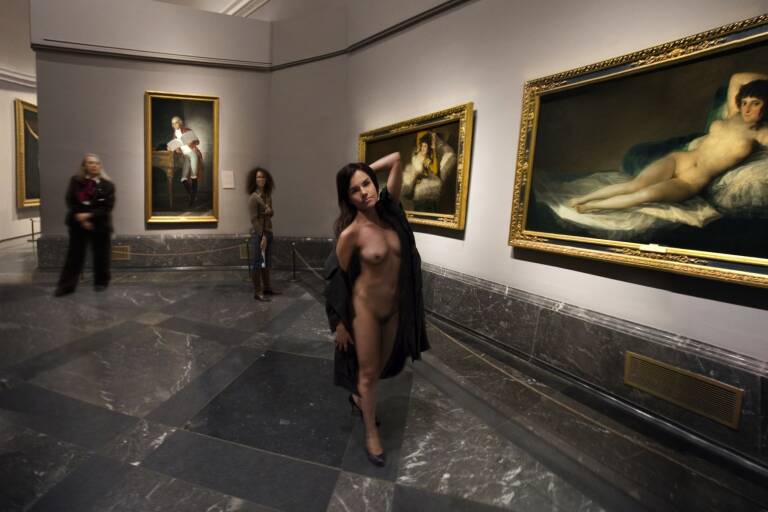 'Desnudo en el Prado', Cristina Lucas