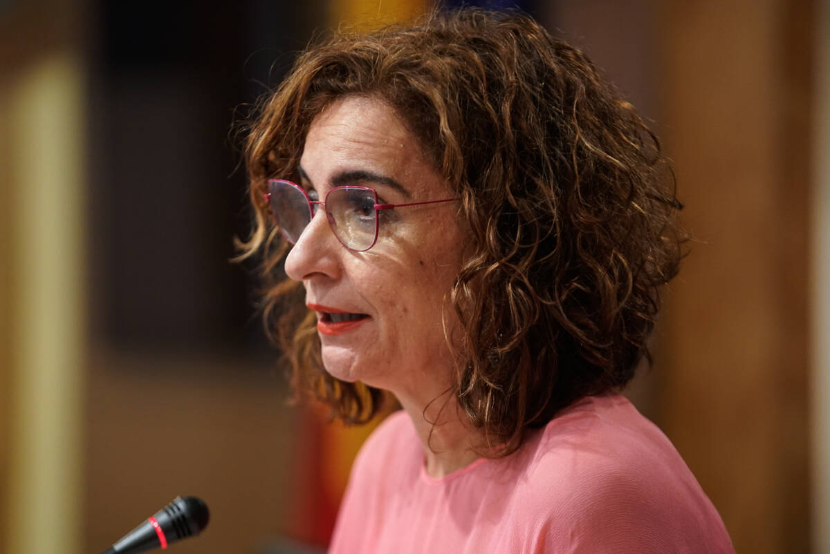 La ministra de Hacienda y Función Pública, María Jesús Montero. Foto: A. PÉREZ MECA/EP